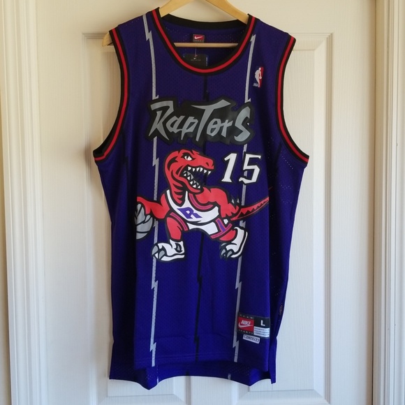 VINCE CARTER TORONTO RAPTORS THROWBACK JERSEY - Picture 2 of 7